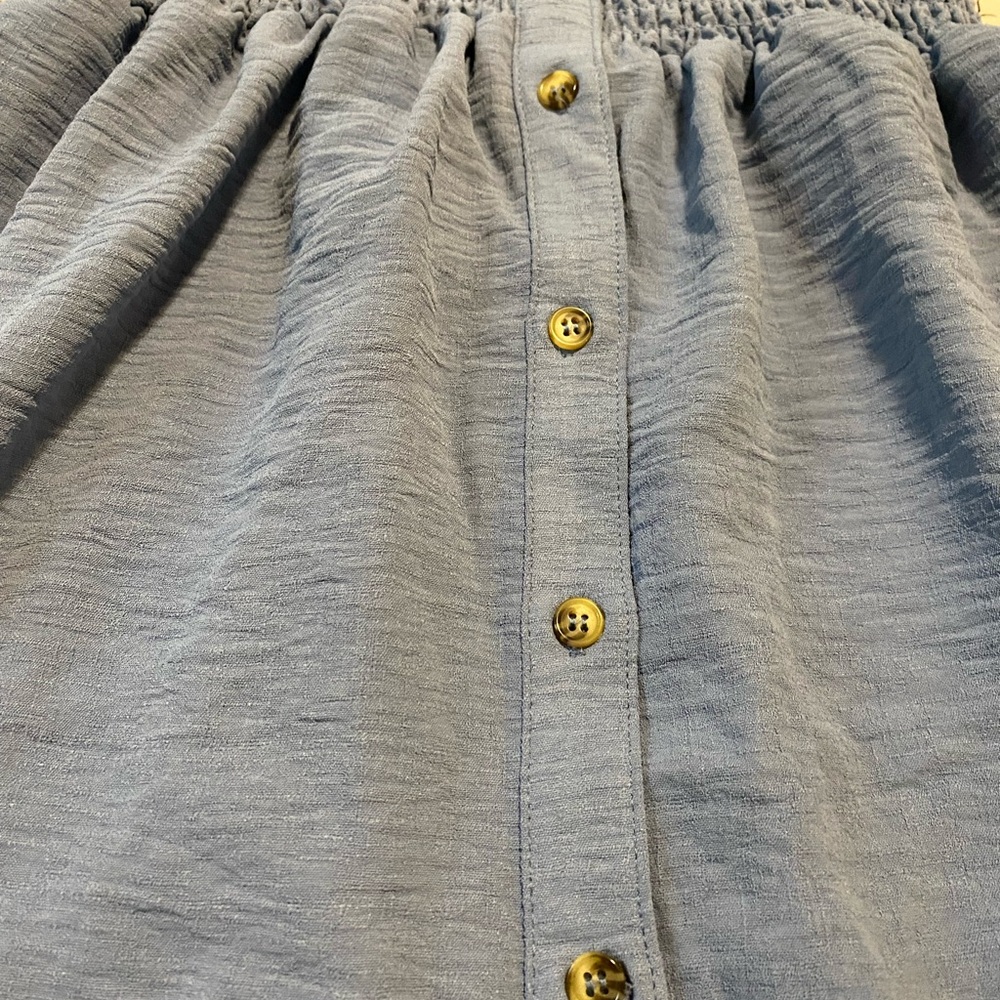 No Comment Blue Tunic With Buttons - Picture 4 of 6